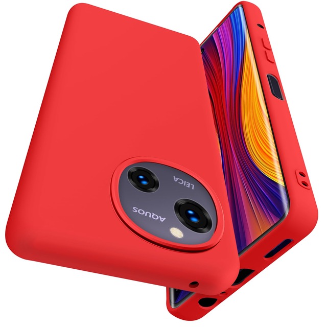MPHSZJEO 対応 AQUOS R9 用ケース TPU ワイヤレス充電 耐衝撃 ストラップホール付 ガリー