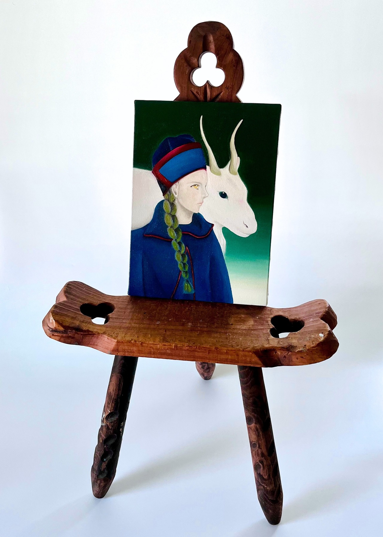 油彩ポストカード "portrait"