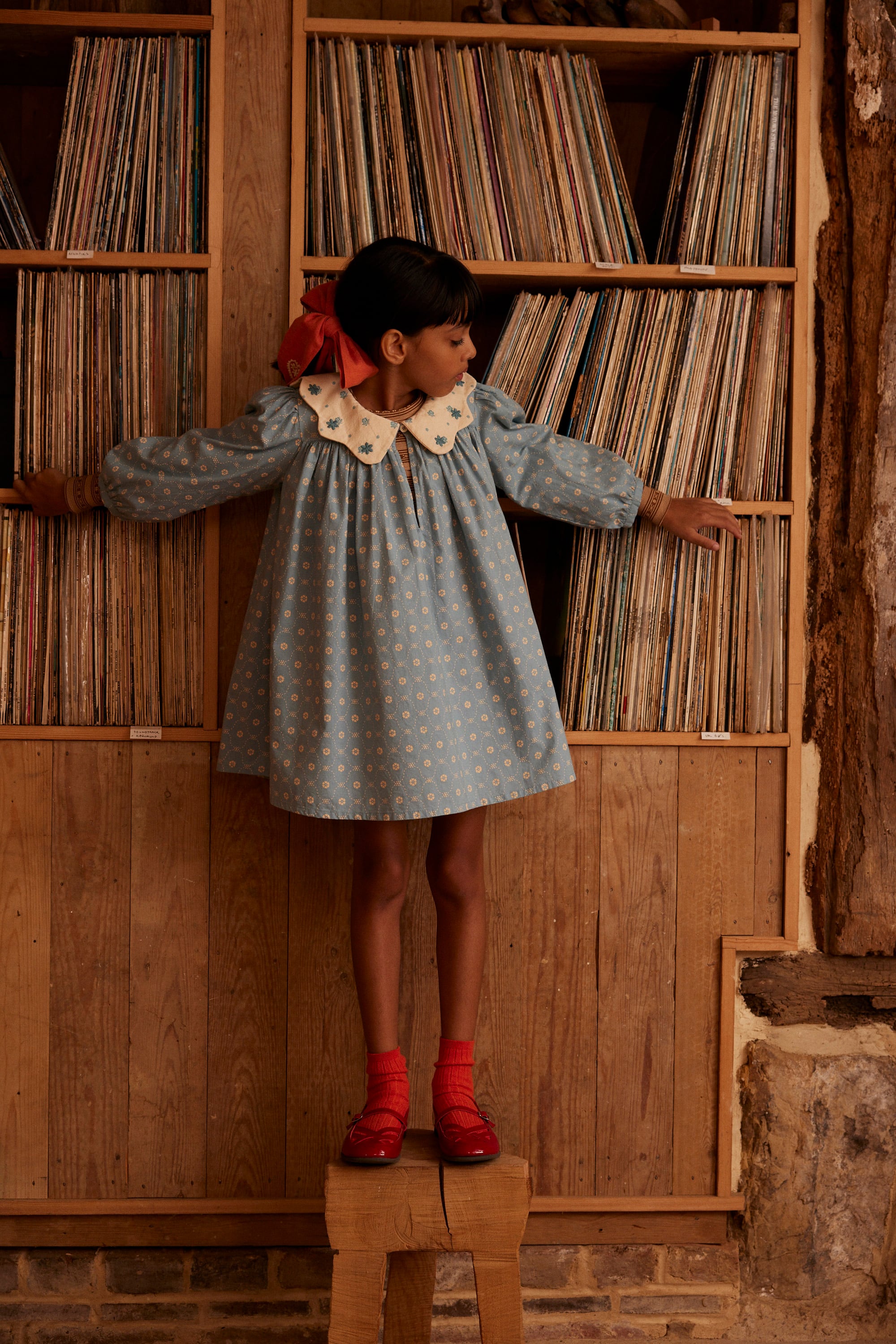 Apolina Stevie Dress pool 2-3y apolina Stevie Dress ワンピース 2