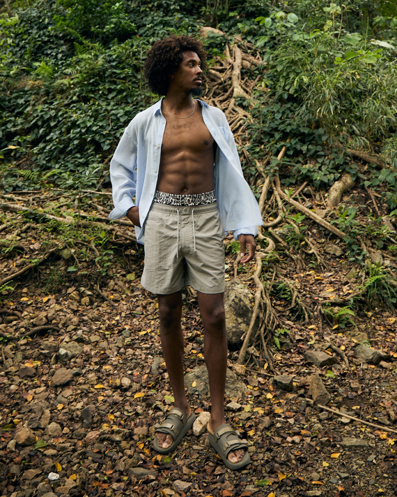【SUNS】WAIST LAYERED BOARD SHORTS［RSW102］