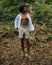 【SUNS】WAIST LAYERED BOARD SHORTS［RSW102］