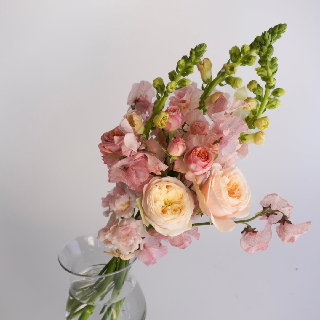 【2/20〜23限定】サクラピンクのふわふわブーケ