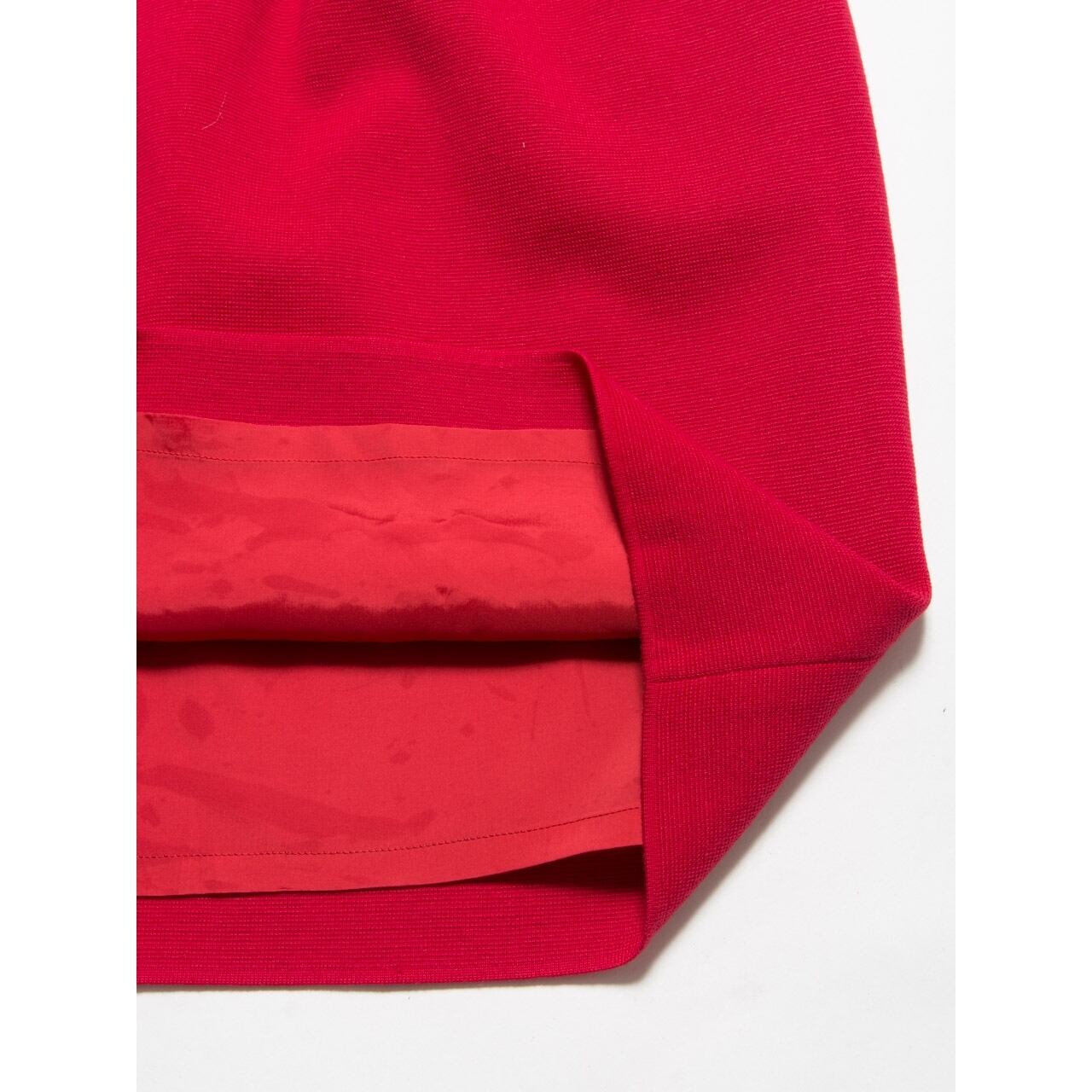 【YVES SAINTLAURENT 】Middle length wool knit skirt(イヴ・サンローラン 膝丈 ニットスカート )10a