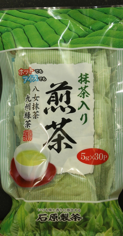 抹茶入り煎茶ティーバッグ30p