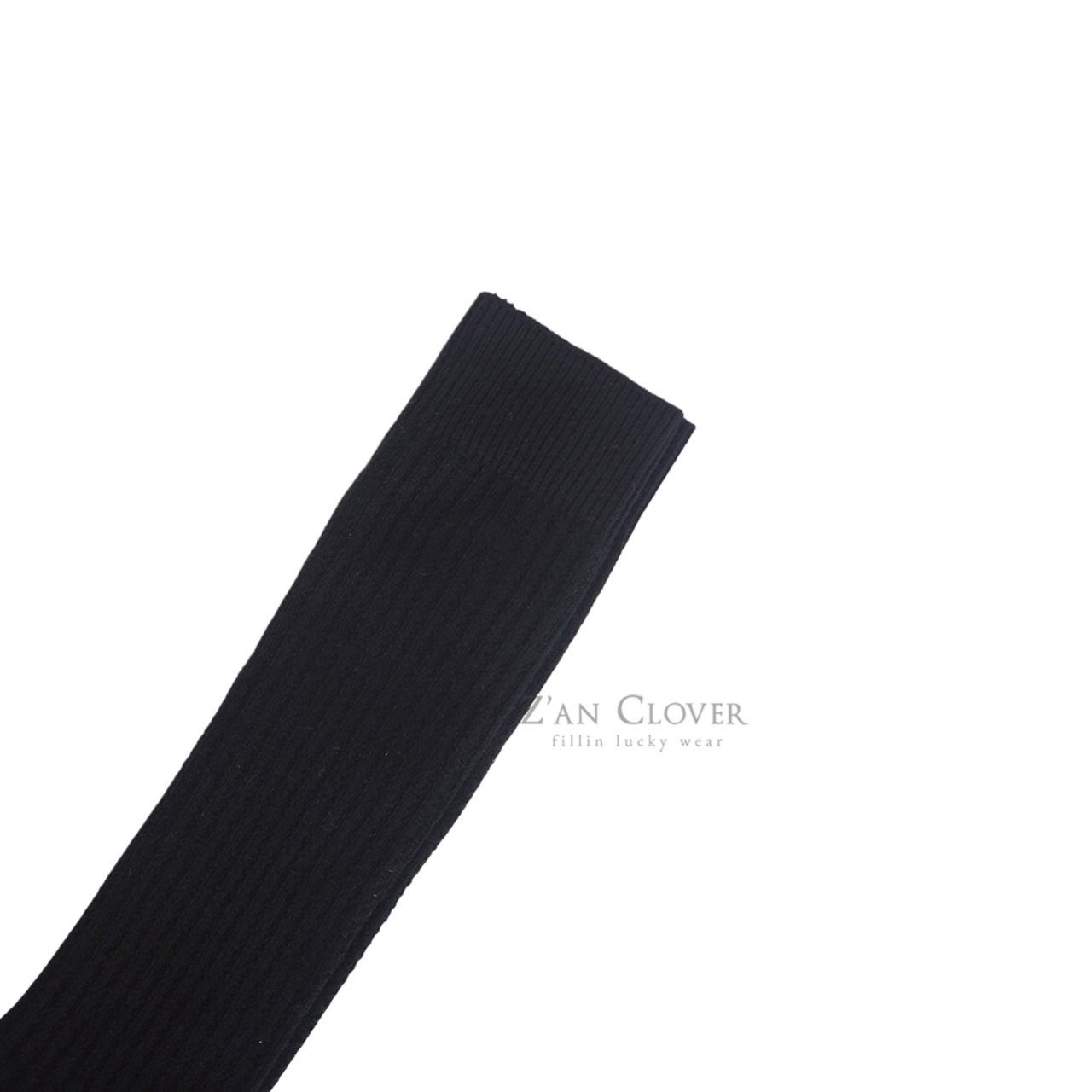 [Z’AN CLOVER] Plain Over Knee Socks / [지안클로버] 플레인오버니삭스