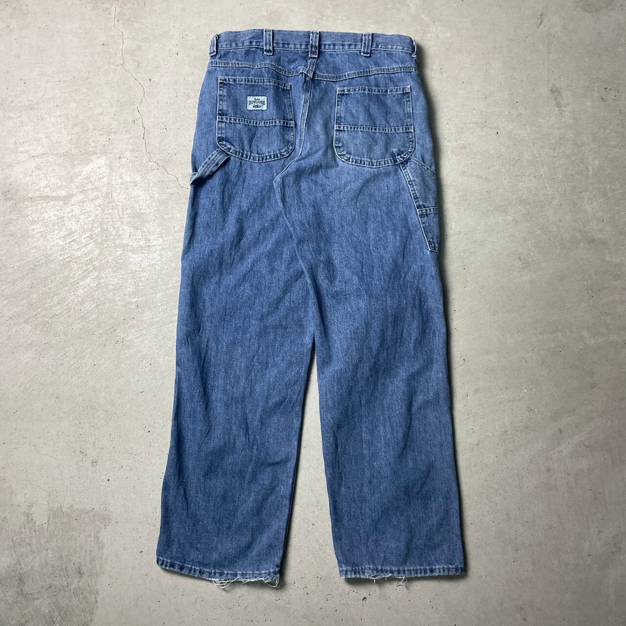 90年代 Lee DUNGAREES リー デニムペインターパンツ メンズW34 古着 