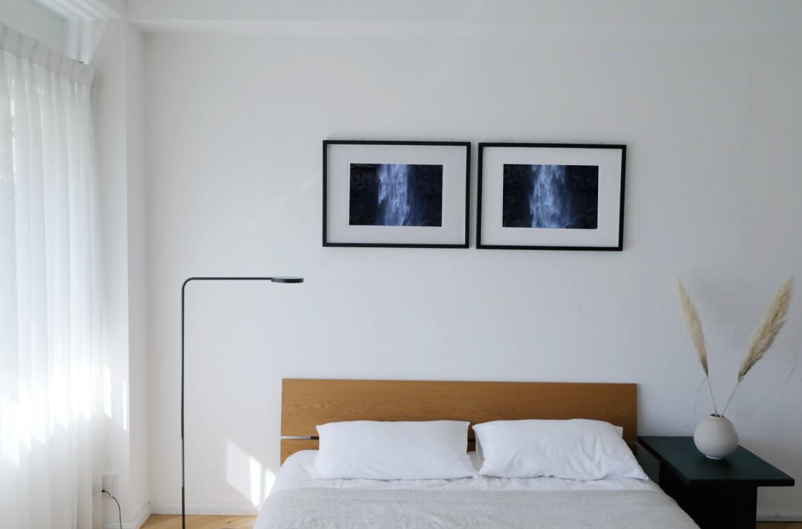 Cascade #6 black wooden frame 50cm×70cm付き ( L )