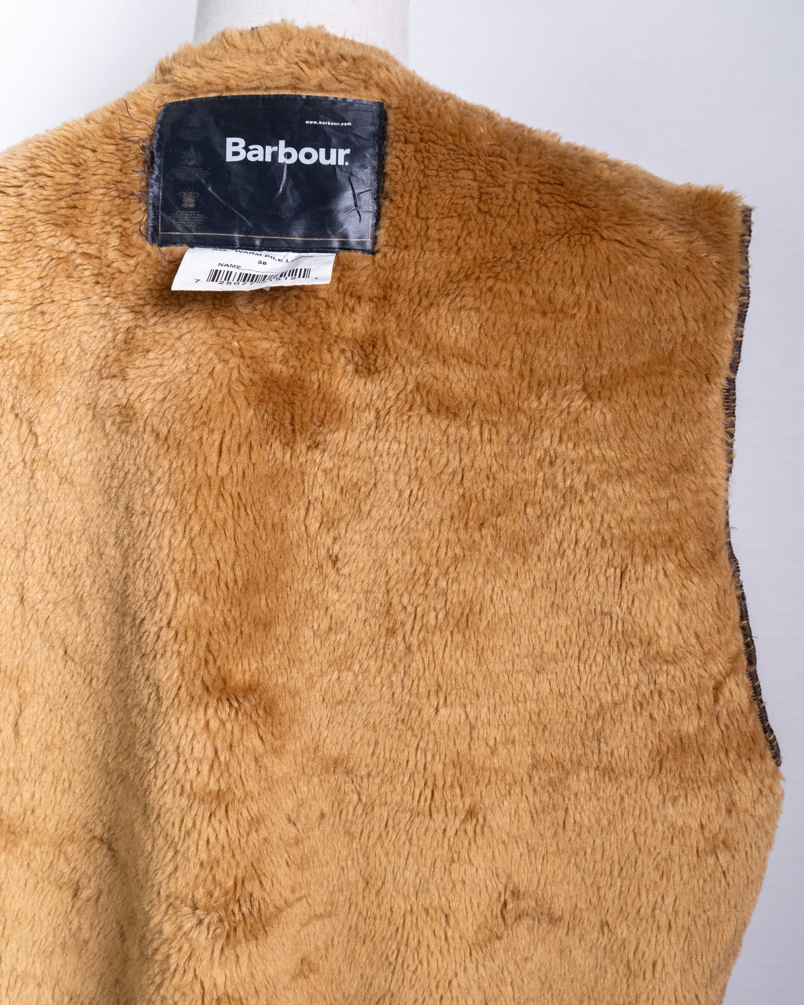 A55】Barbour 3warrant Pile Linner Vest A55】Barbour 3warrant Pile Linner Vest