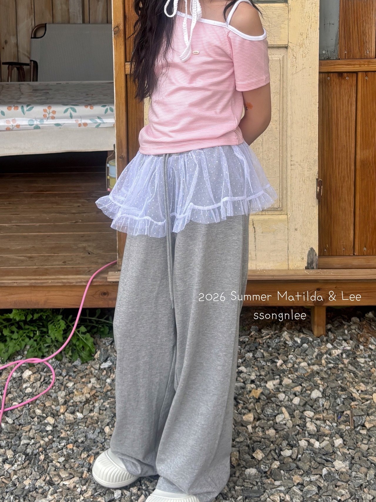 [Matilda&Lee] Lace Wide Pants / [마틸다앤리] 레이스와이드팬츠