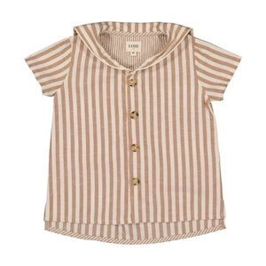 LOIR paris/Chemise MILTON rayures abricot(2y,4y,6y)