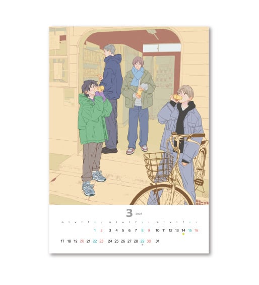 カレン様 追加3》絵津鼓『あつ＆さむカレンダー2025（1・2・3月