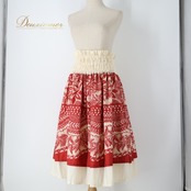 フラダンス 衣装 パウスカート ホワイト系 RHQuilt カヒコ柄 ハワイアンプリント 植物柄 オフホワイト 赤 グランジ加工 ダブル スカート 軽やか ハワイアン アロハ フラ ダンス レッスン 練習 華やか 鮮やか かわいい おしゃれ レッド系 フラダンス衣装 おしゃれパウスカート ハワイアンスカート 華やか かわいい 練習用 カヒコ柄 オフホワイト系 グランジデザイン 赤系 軽やか おしゃれなプリント アロハ柄