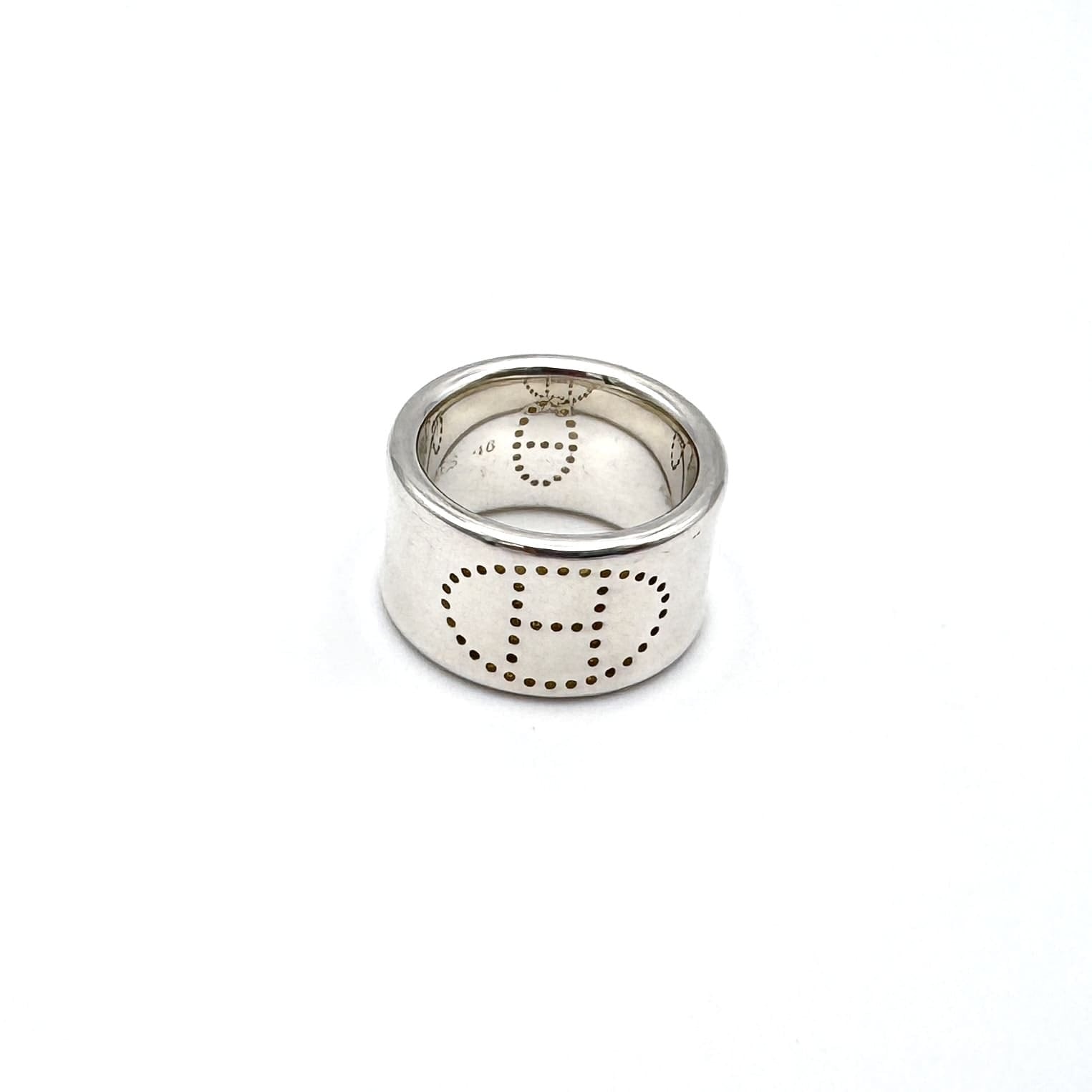 HERMES エルメス エクリプスリュバン リング SV925 46(6号) 11g