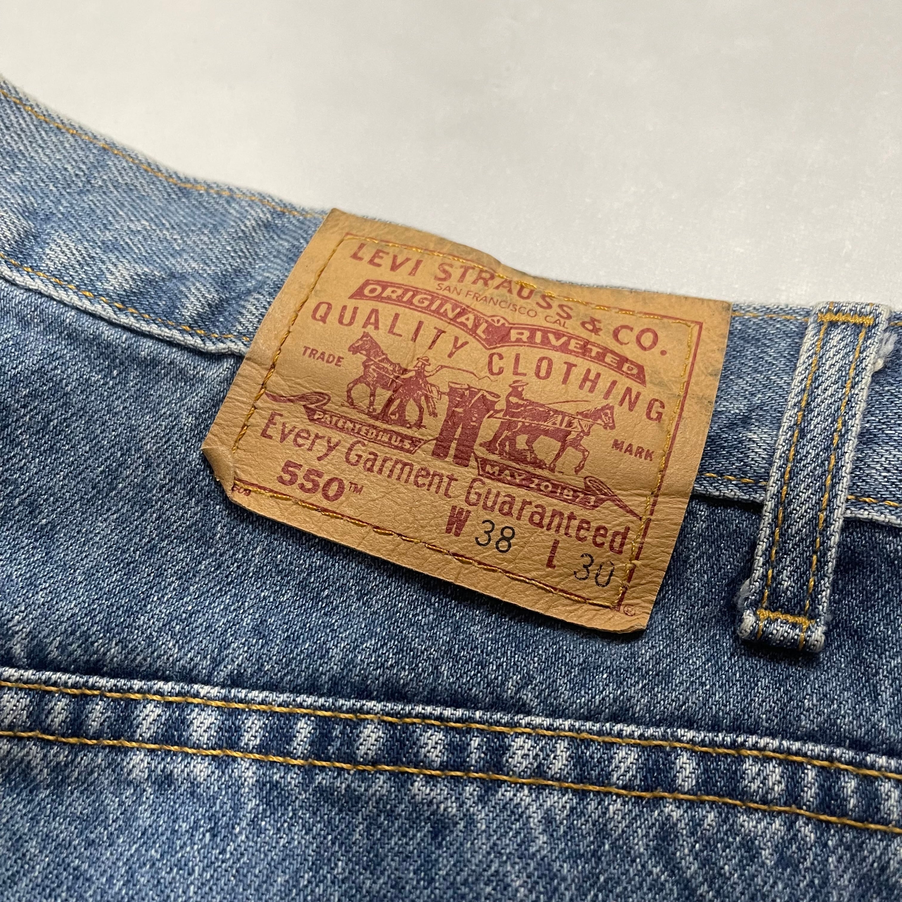 80's カナダ製 Levi's リーバイス 550 デニムパンツ W38L30 | 古着屋DIGDIG