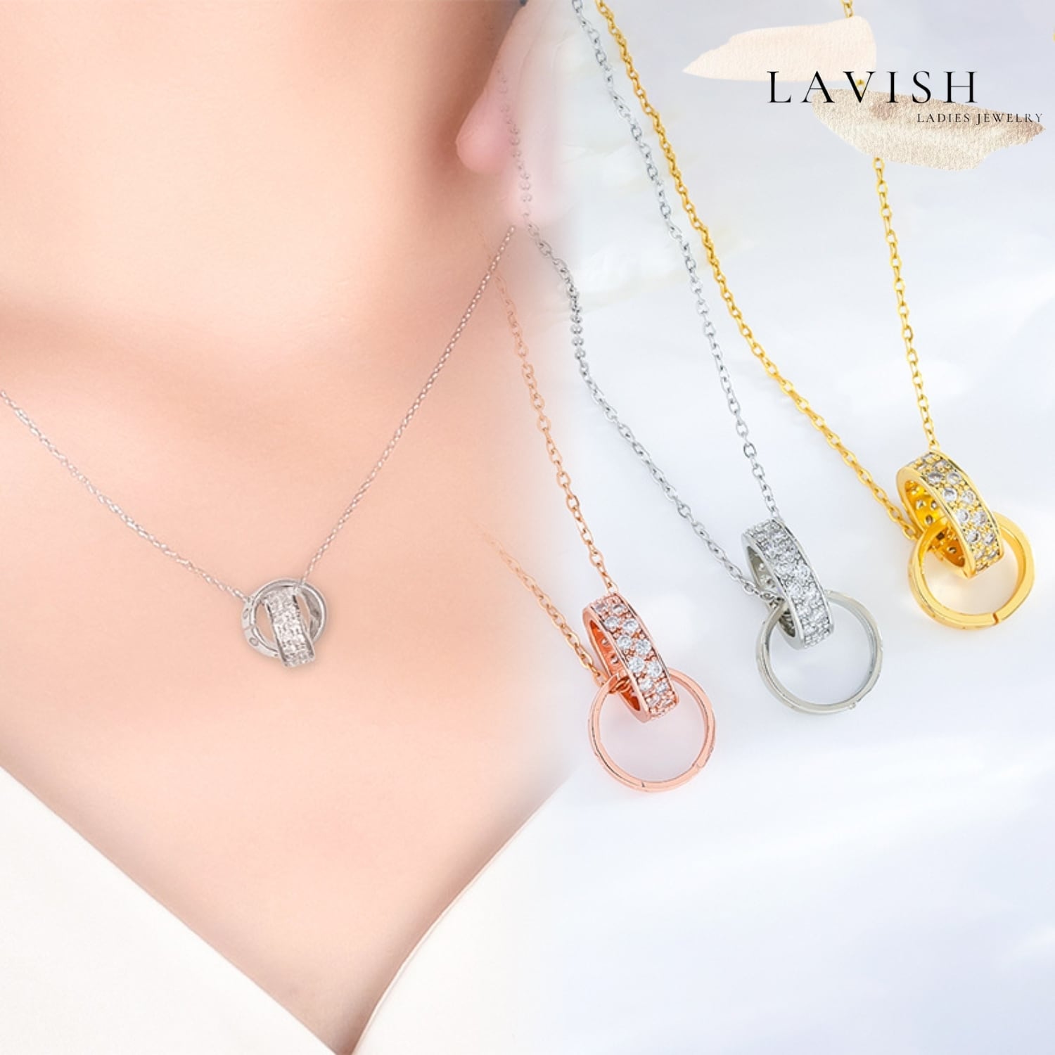 リングループ ネックレス レディース Necklace