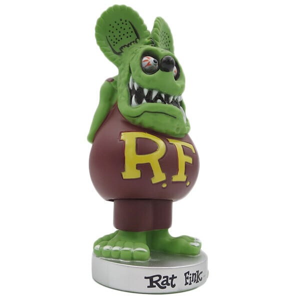 ♧【Rat Fink ラットフィンク】 ボビングヘッド GREEN FUNKO　ファンコ〚アメリカン雑貨 アメトイ〛