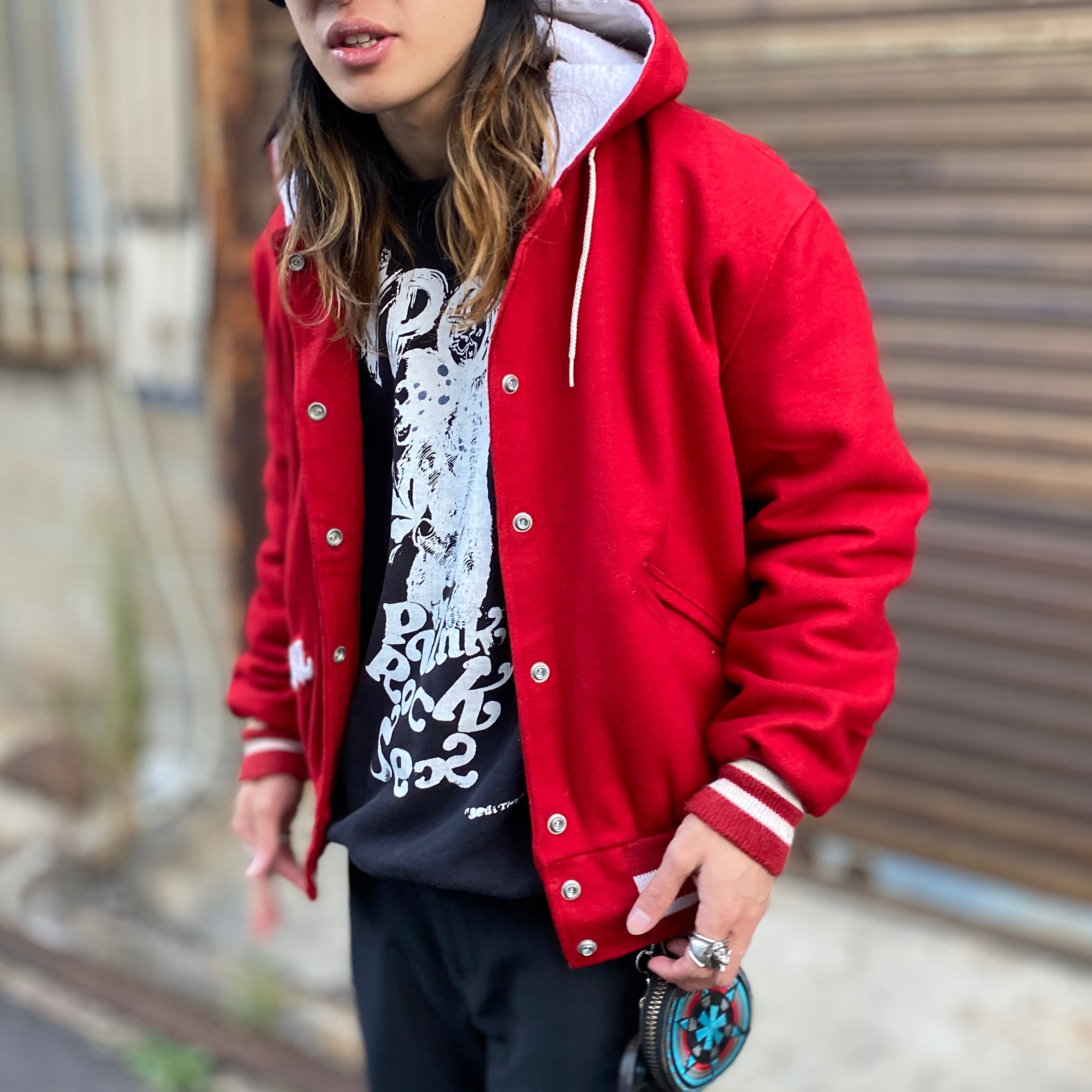 90年代 ビンテージ USA製 DeLONG デロング ワッペン セーラーカラー  