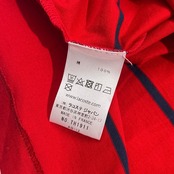 フランス製 LACOSTE ラコステ ボーダー 半袖 Tシャツ サイズ FR 5 /レッド系 メンズ