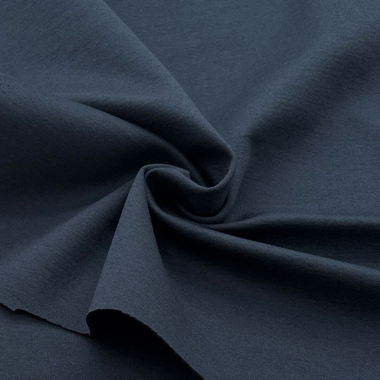★TB481◆2m◆綿ポリエステル混ダンボールニット生地◆ネイビー