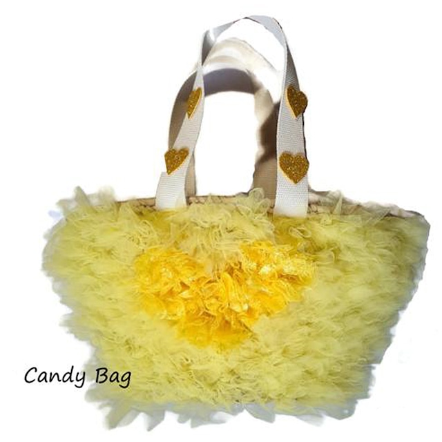 【2022SS】It Dogs The Candy Bag YELLOW HEART　S