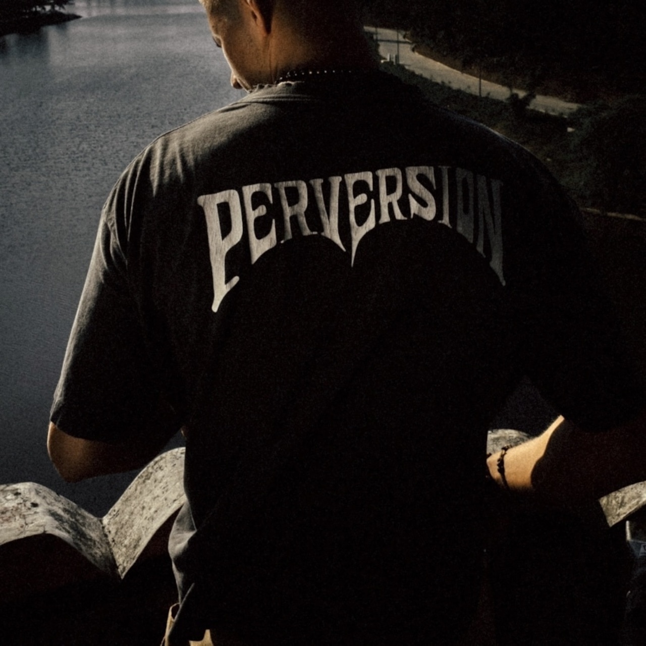 【SAINT Mxxxxxx】SM-HR1-0000-C16/KK_SS TEE/PERVERSION/BLACK - 8