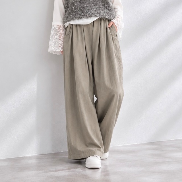 ディープタックフォルムパンツ 26738-711}