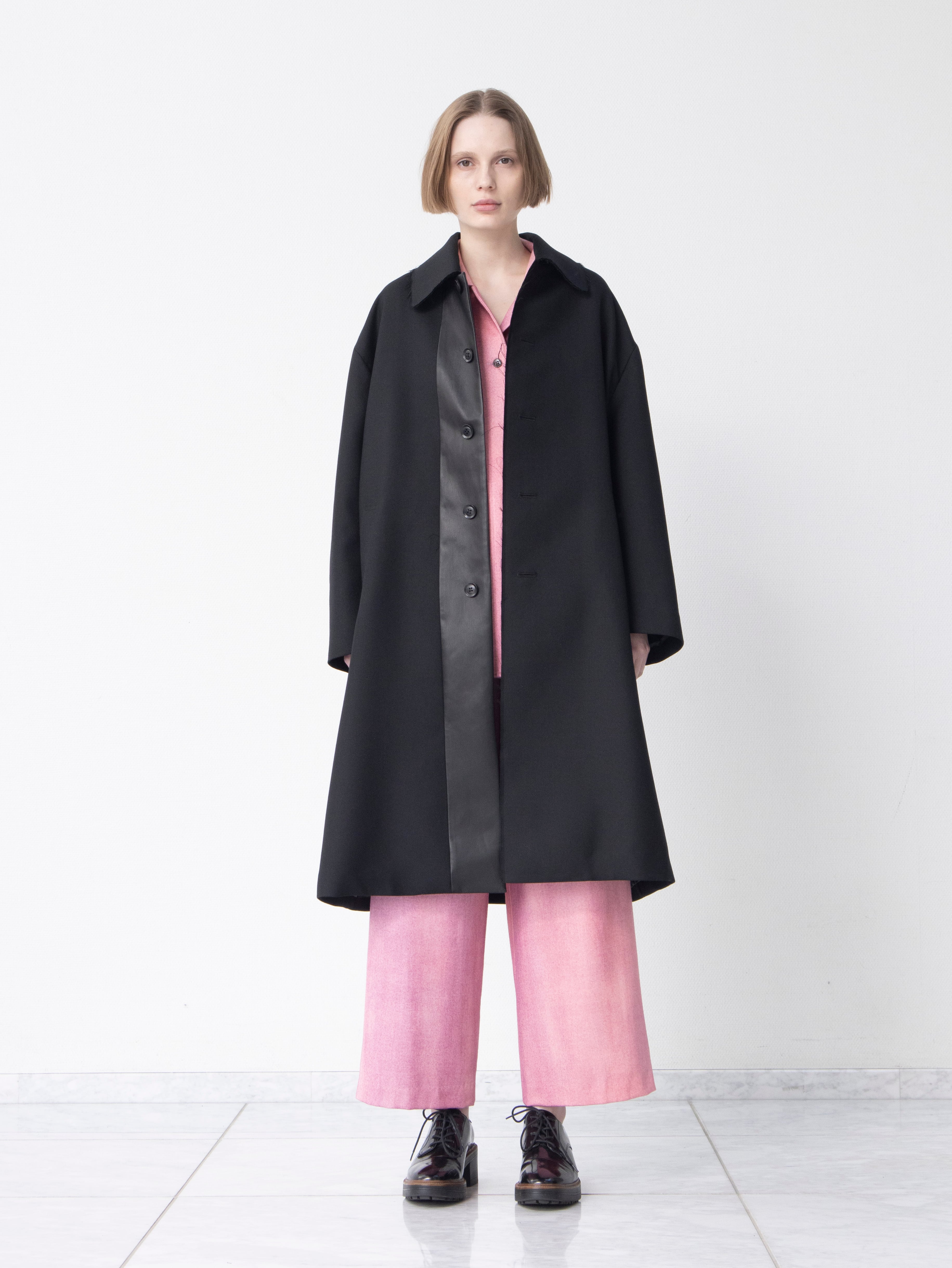 アイスランドを愛した男のためのコート | MA-55052_BLACK | JUN OKAMOTO