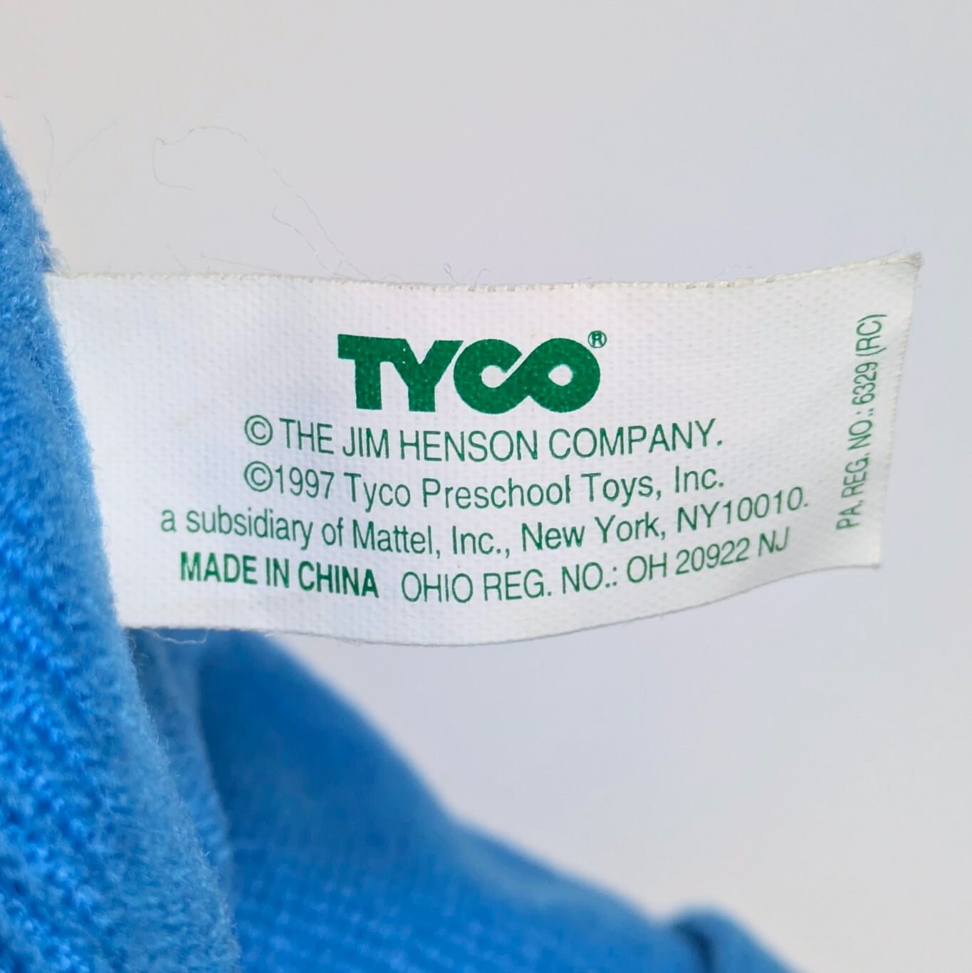 ☆ VINTAGE1997 ☆【 Sesame Street （セサミストリート）】Magic Lights Ernie  マジック ライト アーニー ぬいぐるみ / サウンドプラッシュ 〚アメリカン雑貨 アメトイ〛