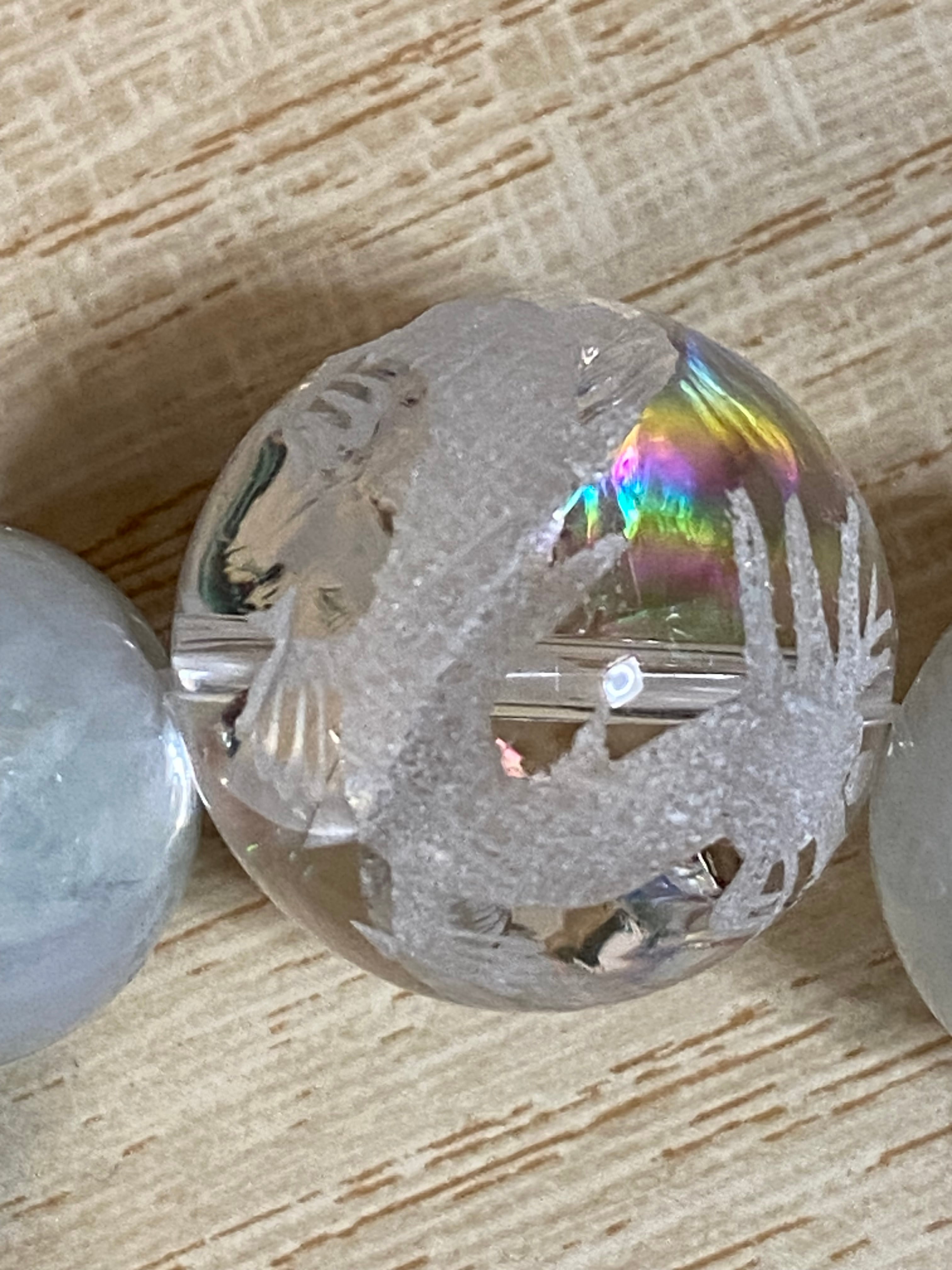 アイリスクォーツand龍彫クリスタルクォーツ