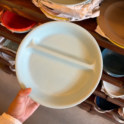 Lunch Plate 11 Colors　ランチプレート 丸 21cm プレート 仕切りプレート 仕切り 皿 おしゃれ 陶器 美濃焼 日本製