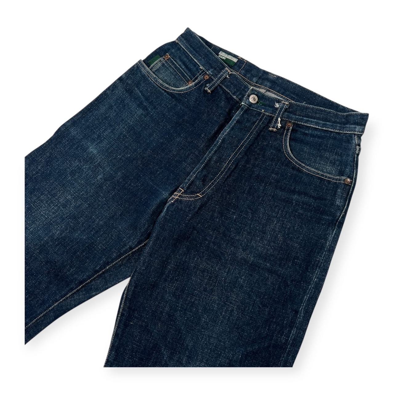 90s Paul Smith JEANS ポールスミス ジーンズ 赤耳 セルビッチ デニム パンツ サイズ 31 /メンズ/ボタンフライ/革パッチ/ビンテージ
