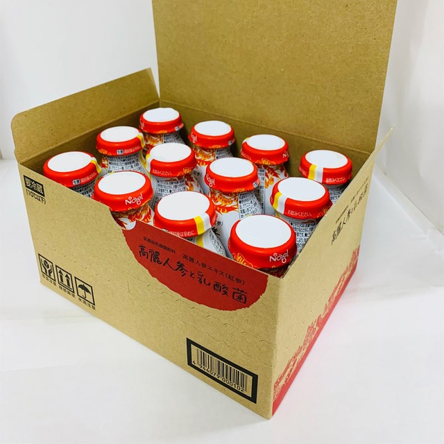 【定期便/1週間毎】高麗人参と乳酸菌　定期配送 (12本入り×1セット) 【送料無料】