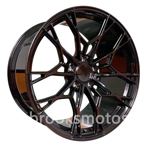 20インチ NEW グロスブラック フルスタイル 鍛造 ホイール ポルシェ 911 ワイドボディ BRN-1801