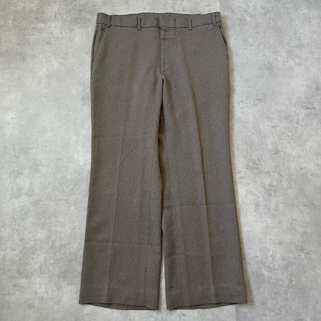 リーバイス アクションスラックス W37 70s USA タロン 茶 17793