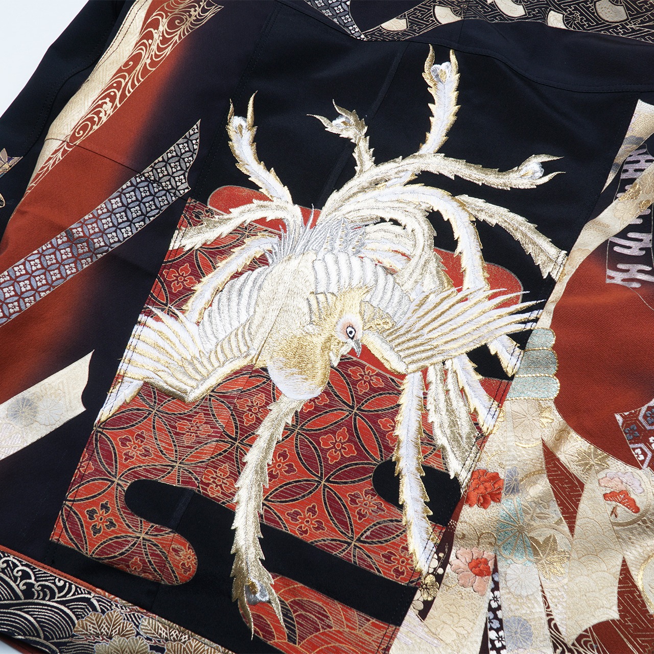 【GJK-M_004】再構築着物Gジャン KIMONO TRUCKER JACKET