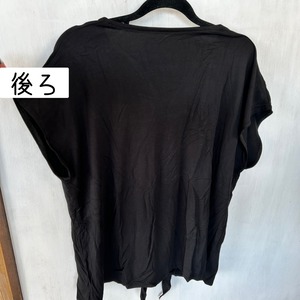 スパンデックスＶネックリボントップス