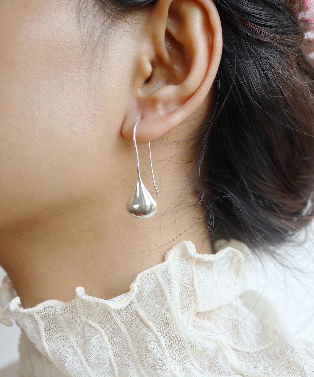 S925マロンドロップピアス/024129