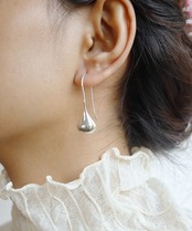 S925マロンドロップピアス/024129