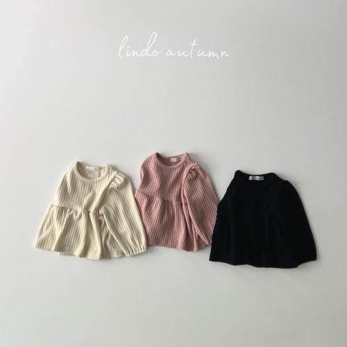 LINDO［取寄］lydia knit puff tee 25autumn