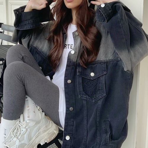 オーバーサイズデニムジャケット     00054