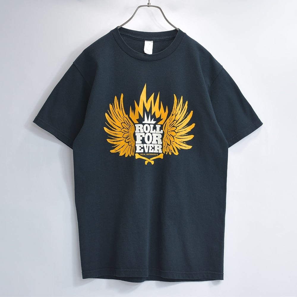00s REAL SKATEBOARDS リアルスケートボード 半袖 Tシャツ クルー