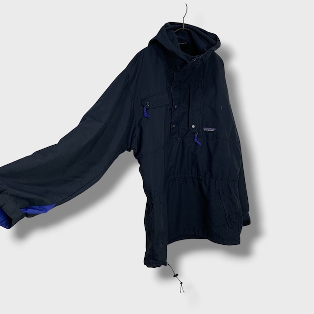 80s patagonia 香港製　バックボウルアノラック　ブラック　M