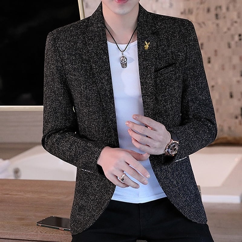 シングルボタン ツイードジャケット 3カラー LB0169
