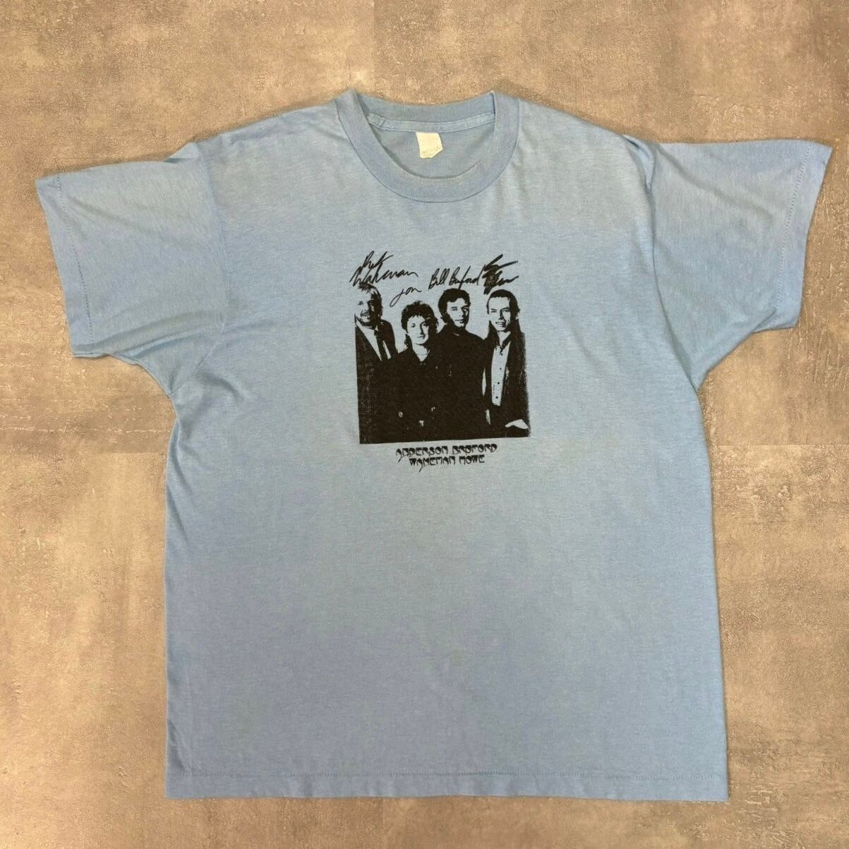 《L size》SCREEN STARS 80s BRUFORD バンドTシャツ シングルステッチ No.3282