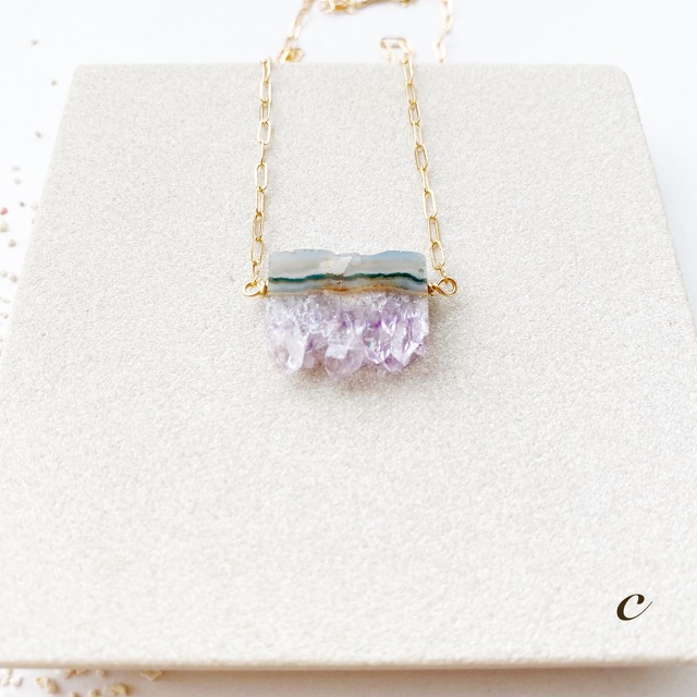 Staractite Amethyst necklace