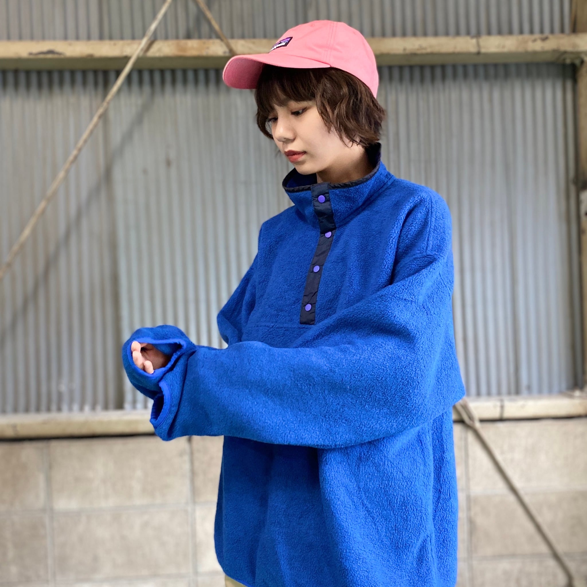 90s USA製 Patagonia パタゴニア シンチラ スナップT フリース