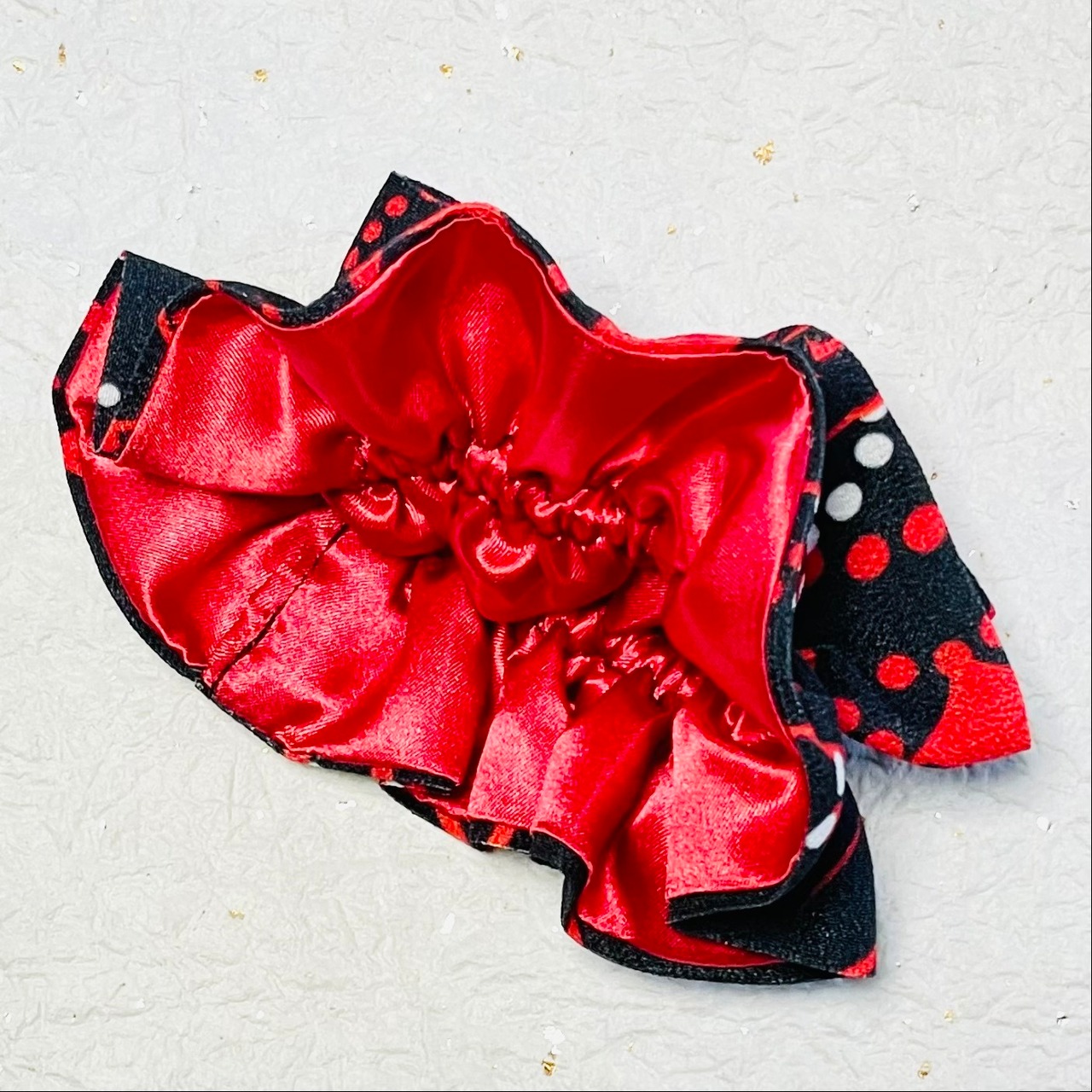 [komagire×Spider Lilyコラボ]キョンシーシュシュ(赤・紫)