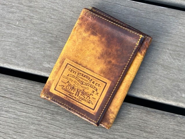 70s Levi’s leather wallet