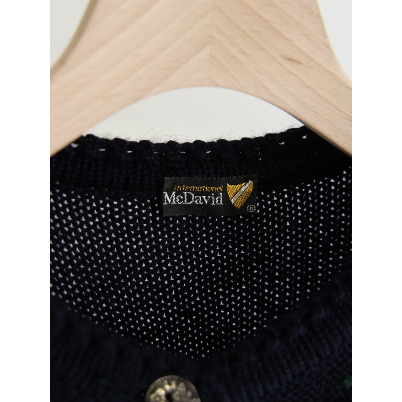 McDavid】Made in West Germany 100% Wool Knit Cardigan