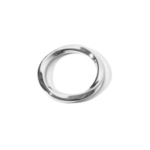 316L Simple Wave Ring SILVER